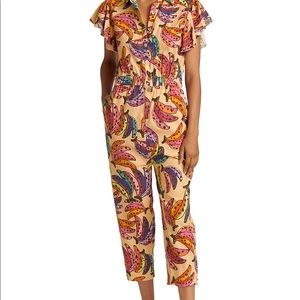 FARM Rio Banana Bunch Jumpsuit size Medium NWT